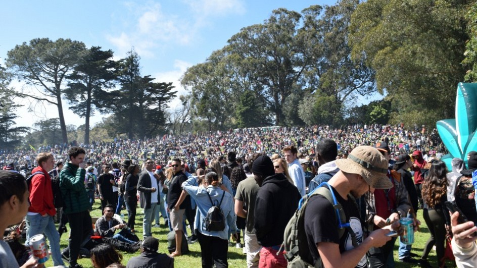 4-20 Party On Hippie Hill in San Francisco