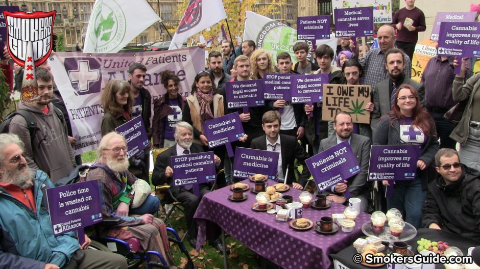 UK To Legalise Medical Cannabis: Patients at Parliament