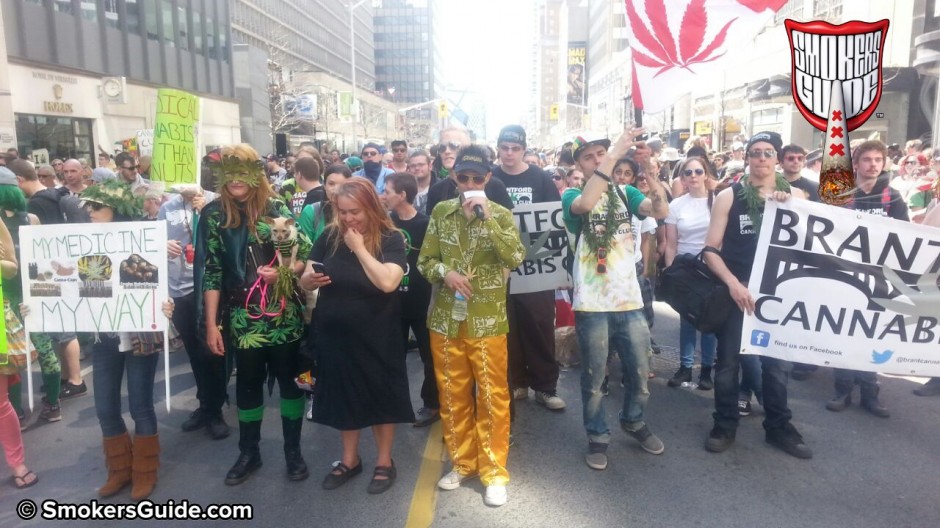 Cannabis in Canada - Thousands Join Global Marijuana March in Toronto 2015