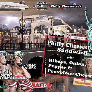 Rogh's Philly Cheese sandwich