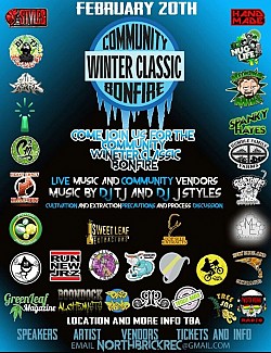 Community Winter Classic Bonfire Maine 2016