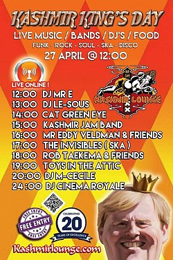 Kashmir King's Day Party 2017