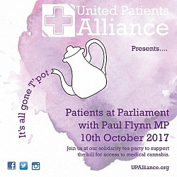 Patients at Parliament UK Cannabis Protest October 2017