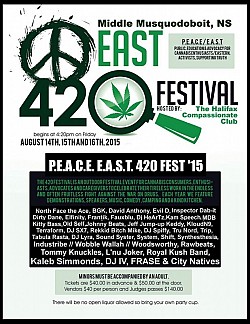 PEACE EAST 420 Festival 2015